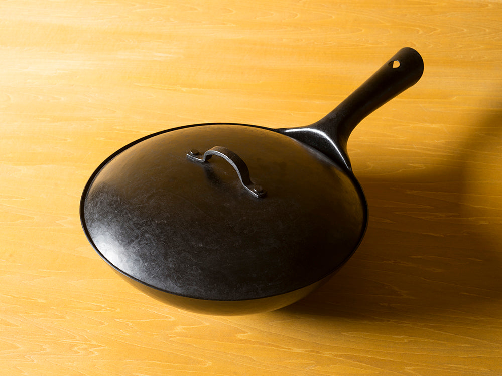 11インチ Real Classic 中華鍋(北京鍋)蓋付きセット ”Simple”