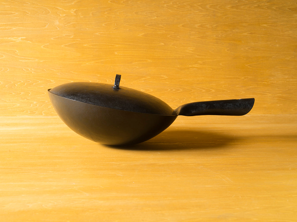 11インチ Real Classic 中華鍋(北京鍋)蓋付きセット ”Simple”