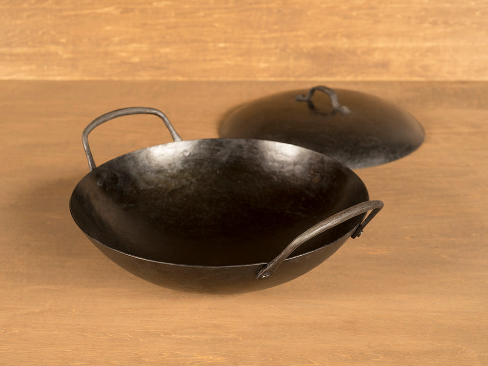 12インチ Real Classic 中華鍋(広東鍋)蓋付きセット "Simple"