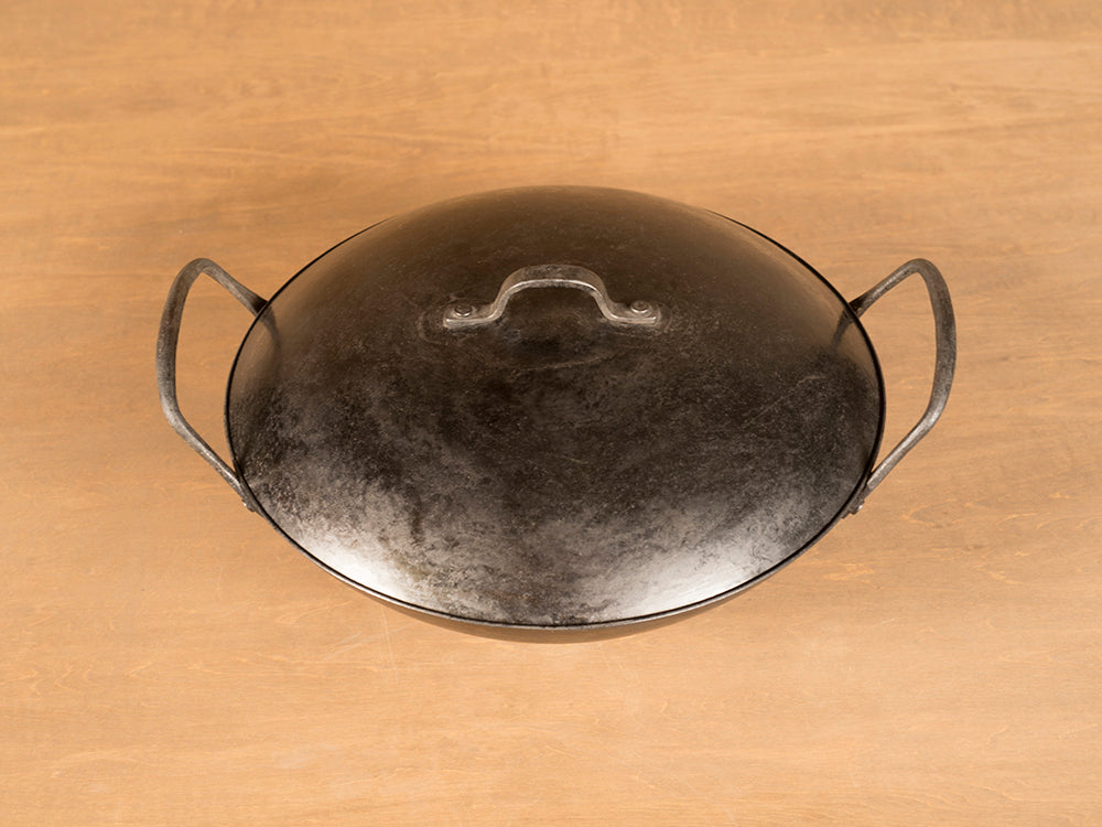 12インチ Real Classic 中華鍋(広東鍋)蓋付きセット "Simple"