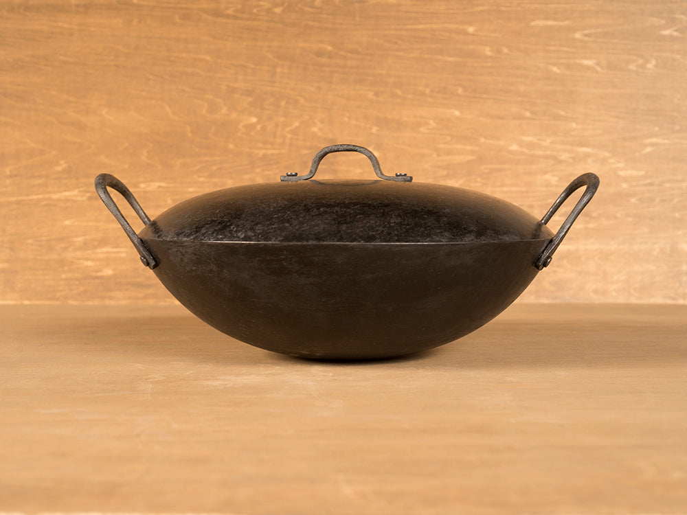12インチ Real Classic 中華鍋(広東鍋)蓋付きセット "Simple"