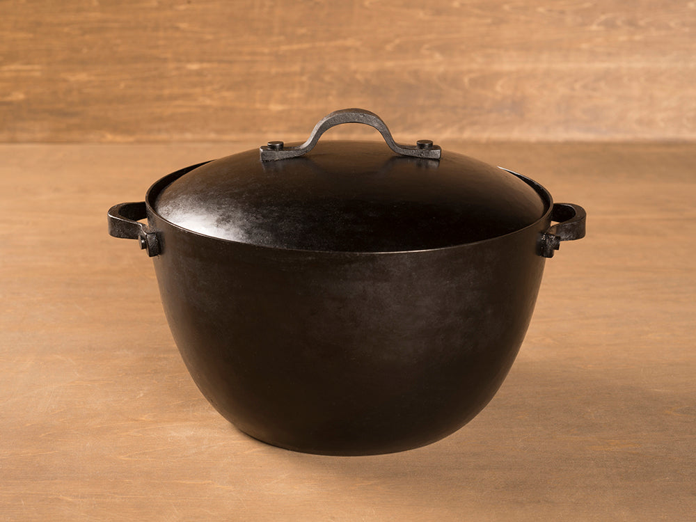 7インチ Real Classic 鉄釜 (3合炊き) 蓋付きセット "Simple"