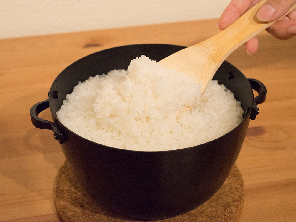 7インチ Real Classic 鉄釜 (3合炊き) 蓋付きセット "Simple"