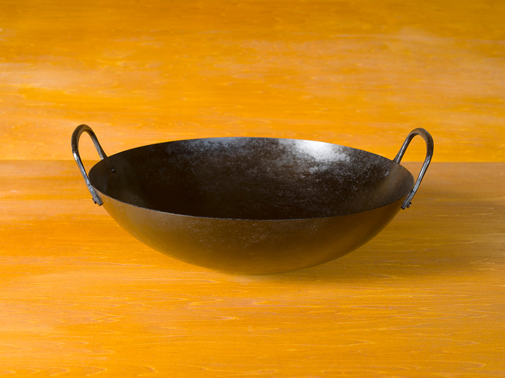 14インチ Real Classic 中華鍋(広東鍋)蓋付きセット "Simple"