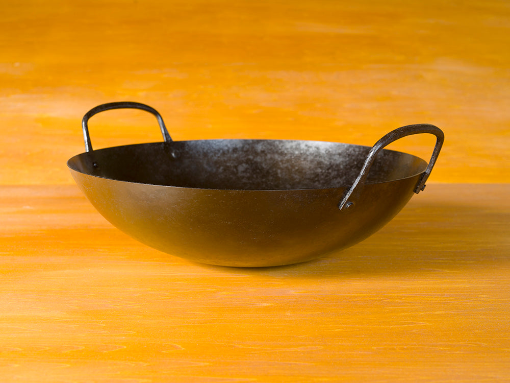 14インチ Real Classic 中華鍋(広東鍋)蓋付きセット "Simple"
