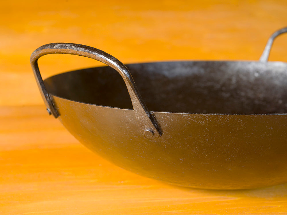 14インチ Real Classic 中華鍋(広東鍋)蓋付きセット "Simple"