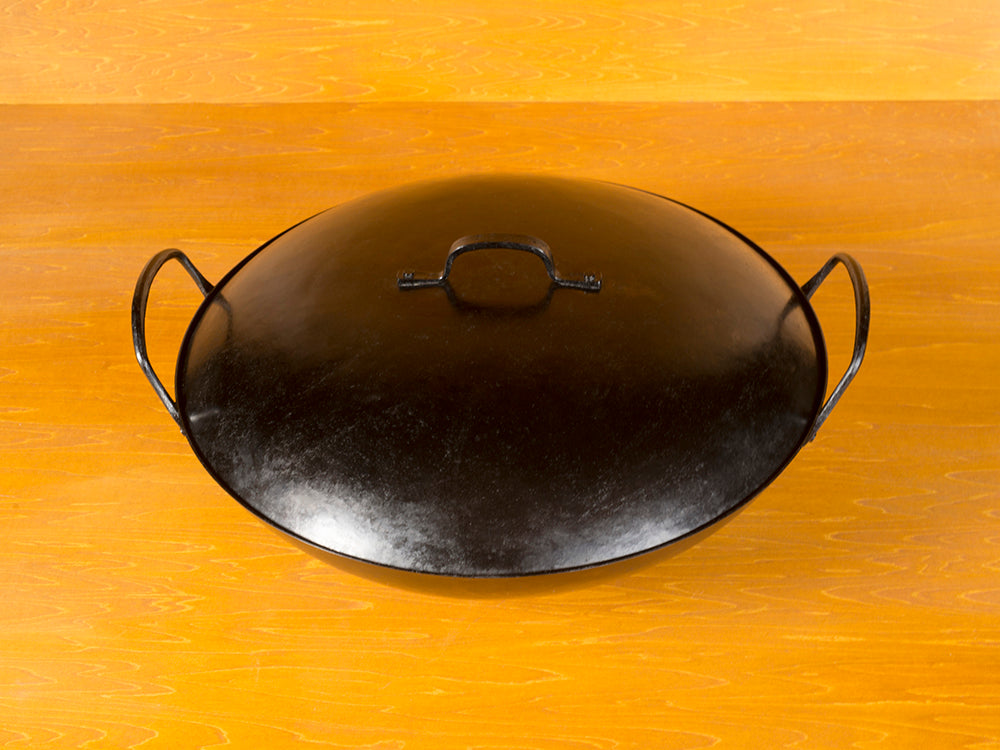 16インチ Real Classic 中華鍋(広東鍋)蓋付きセット "Simple"