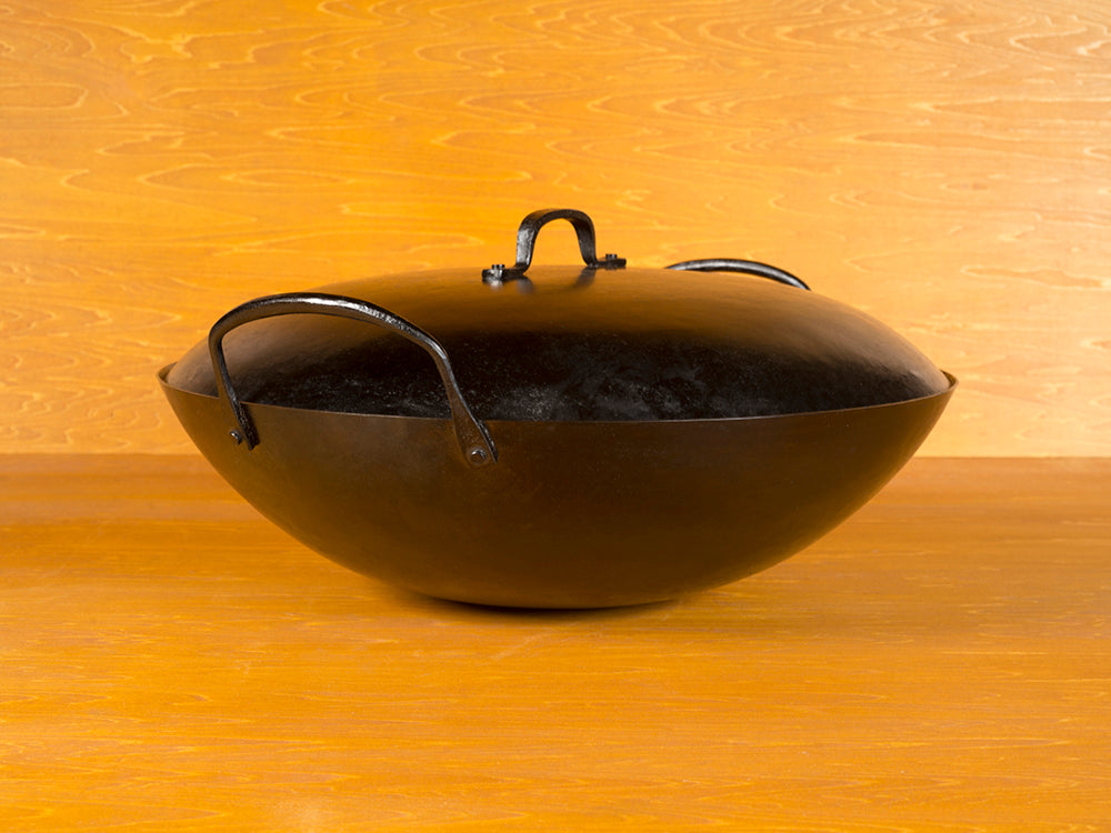 16インチ Real Classic 中華鍋(広東鍋)蓋付きセット "Simple"