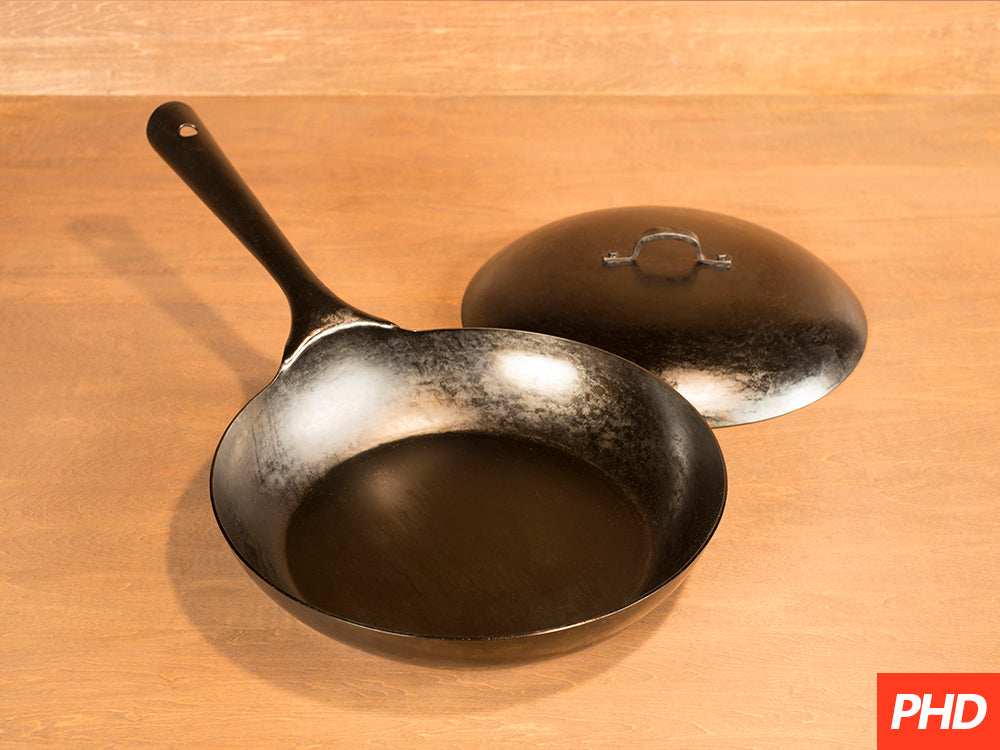 12 inch Real Classic Frying Pan ver.2 "Premium Heavy Duty" set with lid