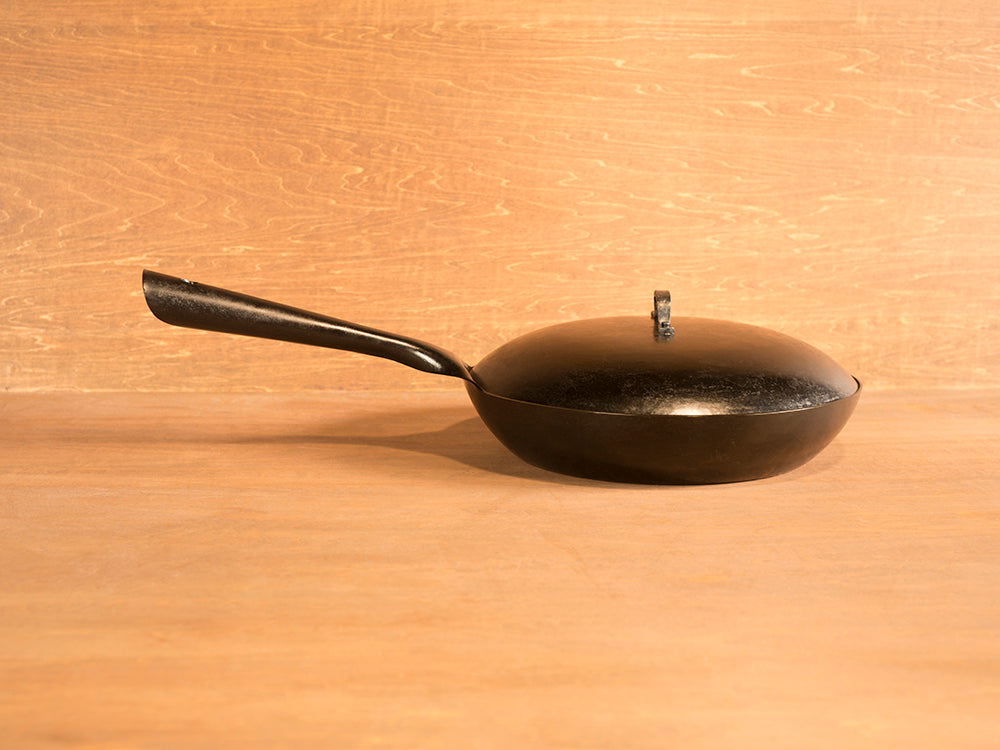 12 inch Real Classic Frying Pan ver.2 "Premium Heavy Duty" set with lid