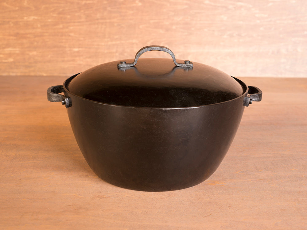 9インチ Real Classic 鉄釜 "Premium Heavy Duty" 蓋付きセット