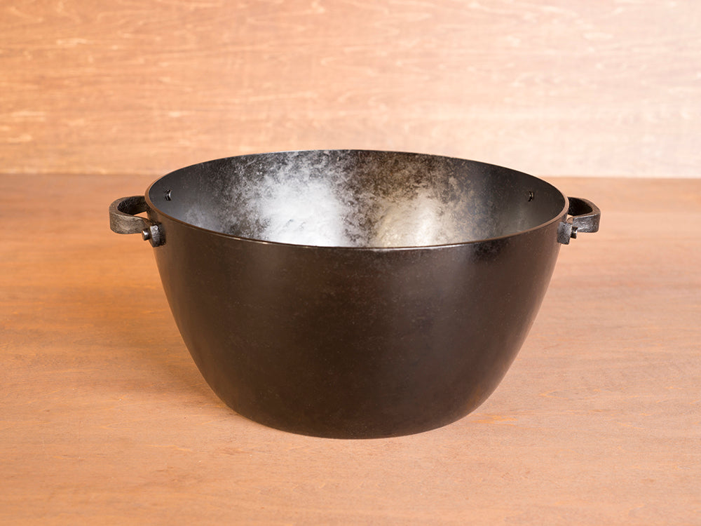 9インチ Real Classic 鉄釜 "Premium Heavy Duty" 蓋付きセット