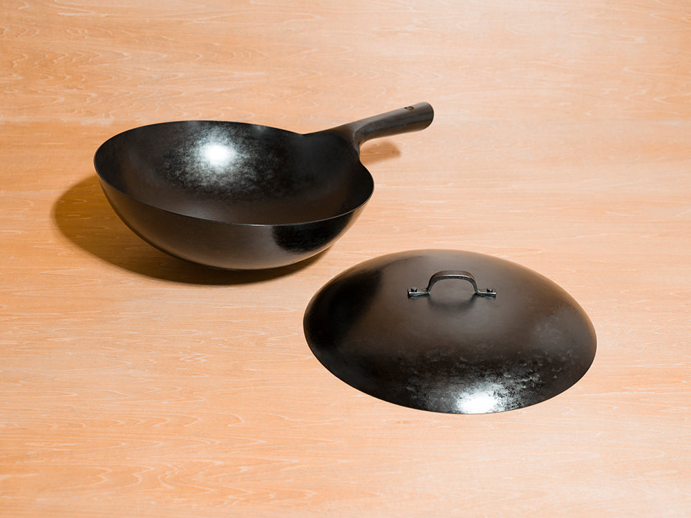 13インチ Real Classic 中華鍋(北京鍋)蓋付きセット ”Simple”