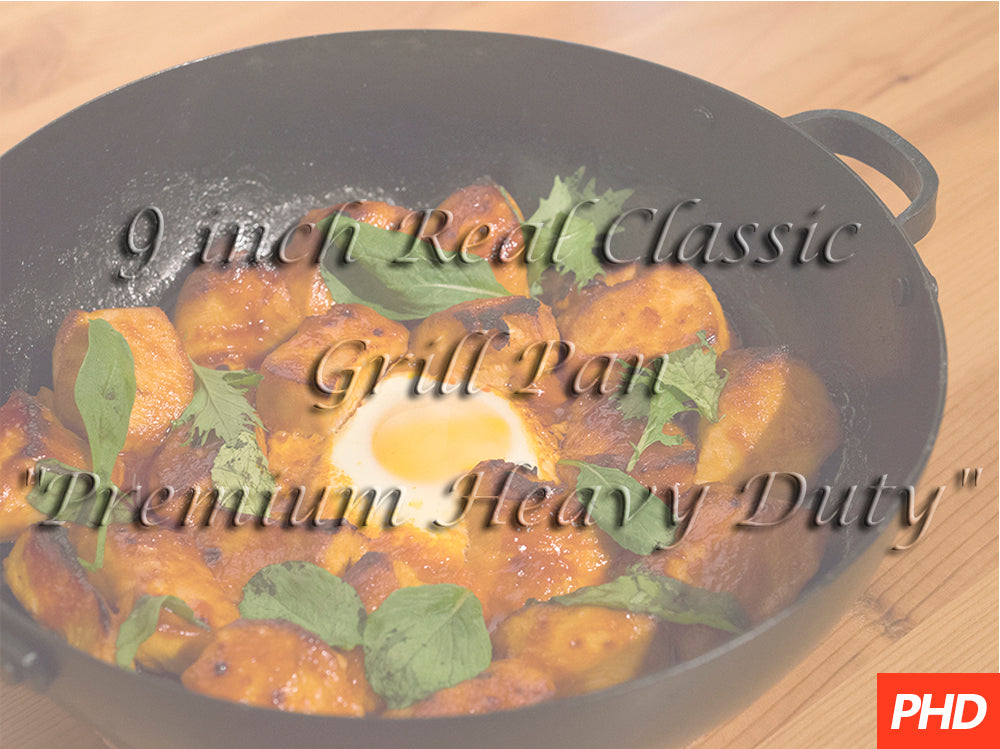 9インチ Real Classic グリルパン "Premium Heavy Duty"
