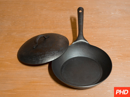 9 inch Real Classic Frying Pan ver.2 "Premium Heavy Duty" set with lid